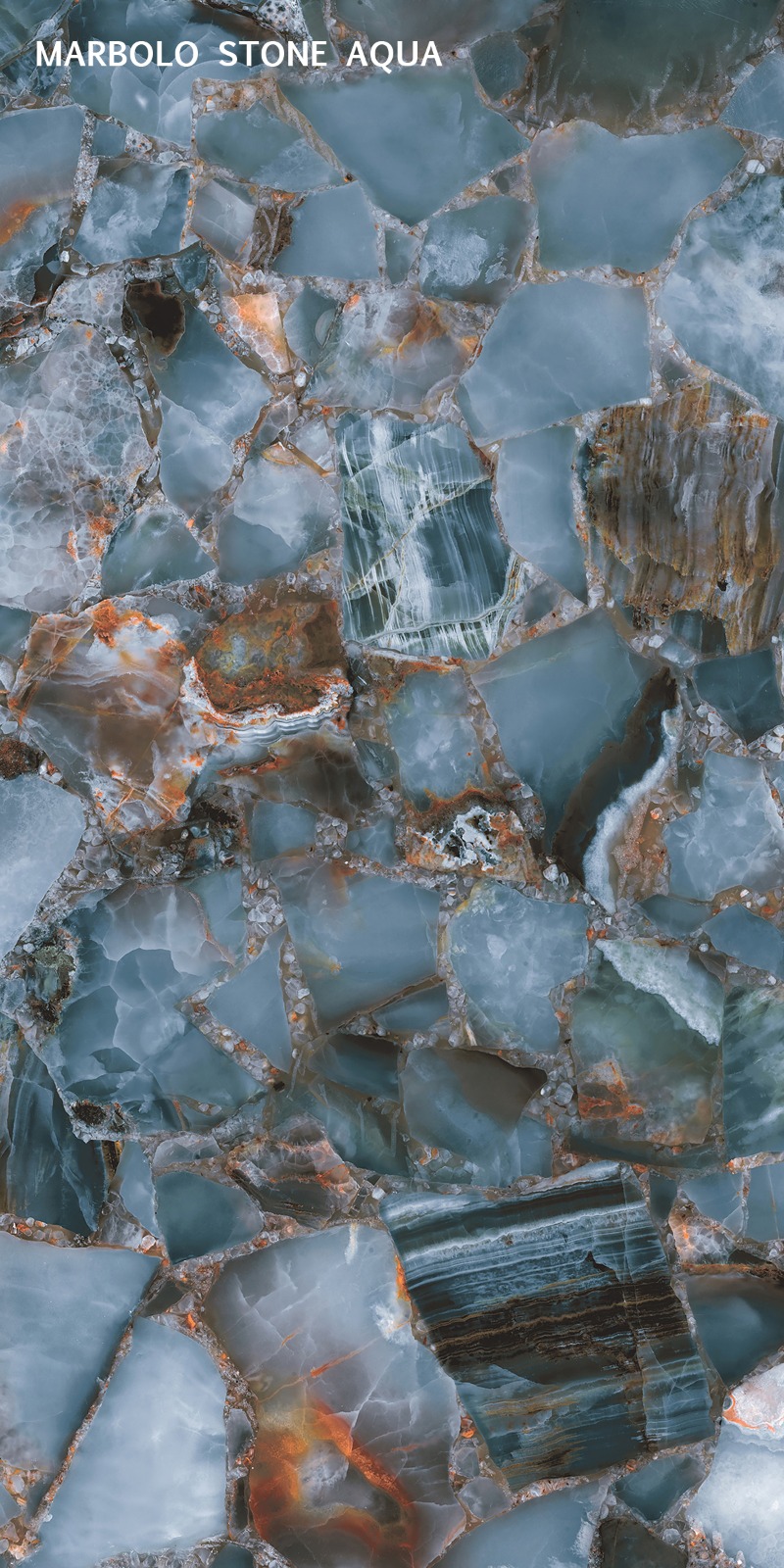 MARBOLO STONE AQUA